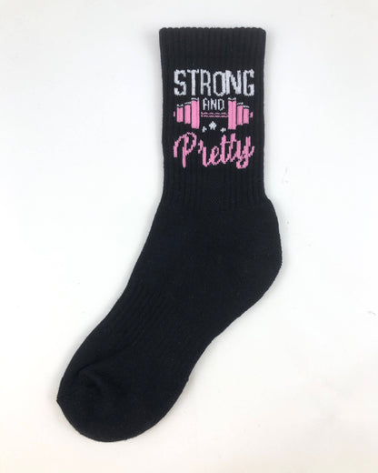 Strong and Pretty Socks - جوارب رياضية للتمرين بتهوية مثالية