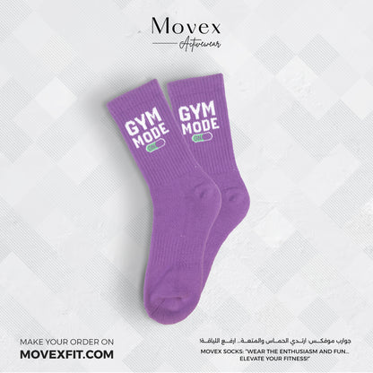 "GYM MODE" - جوارب رياضية مسامية، عالية الجودة.